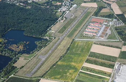 Aerial Image Of The Offenburg Airfield
