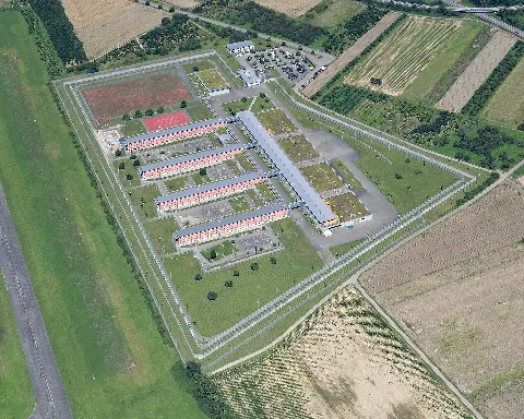 Aerial Image Of The Offenburg Prison (View From The Southwest)