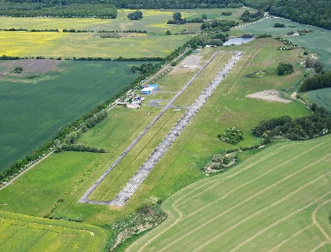 Aerial Image Of The Rügen Airfield