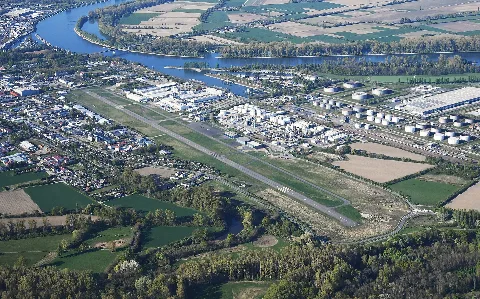 Aerial Image Of The Speyer Airfield