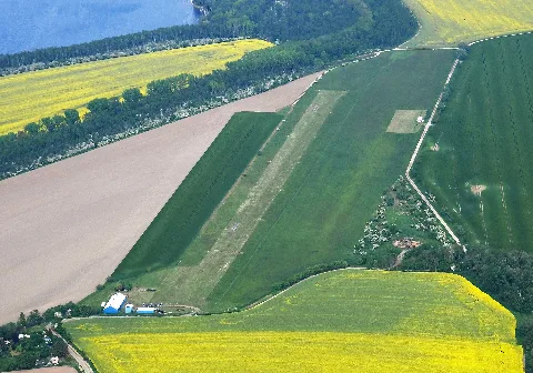 Aerial Image Of The Sprossen Airfield