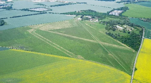 Aerial Image Of The Taucha Airfield