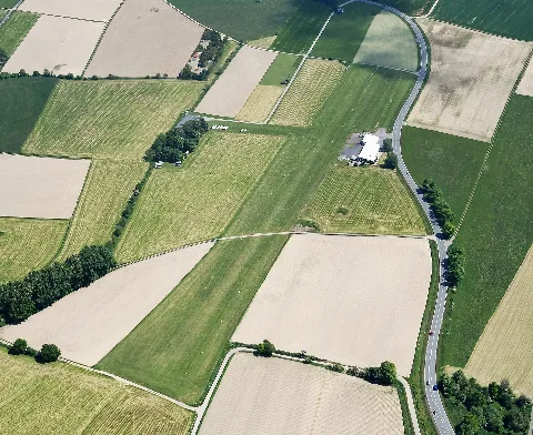 Aerial Image Of The Werdohl Küntrop Airfield