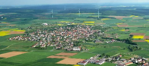 Aerial Steinfeld P1160880 Pano