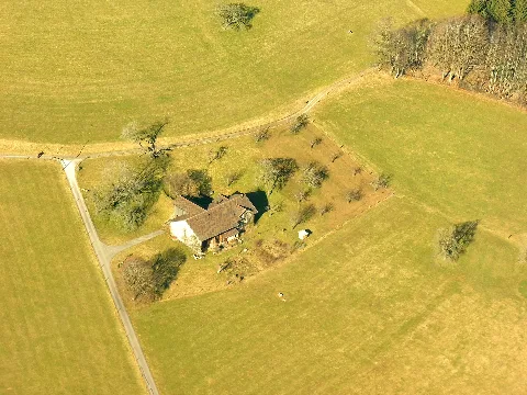 Aerial View Of A Farm Near Abtwil 14.02.2008 14 49 52