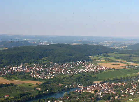 Aerial View Of Diessenhofen And Gailingen 15.07.2008 16 45 31