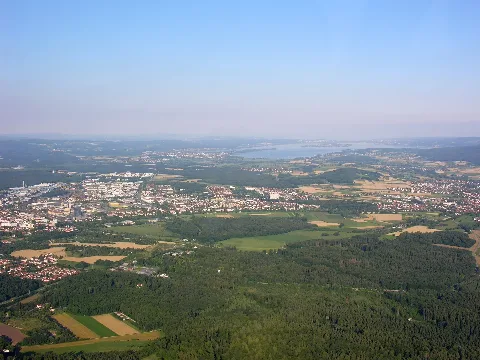 Aerial View Of Singen And Lake Constance 15.07.2008 17 02 42