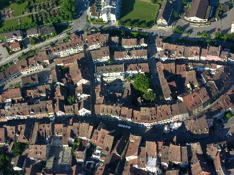 Aerial View Of Stein Am Rhein 15.07.2008 16 39 44