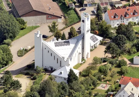 Aerial View St. Michael Rheinfelden Karsau1