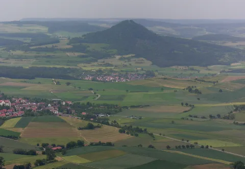 Aerial Weiterdingen, Welschingen And Hohenhewen