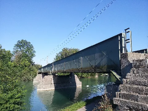 Ager Brücke Der Kammerer Bahn