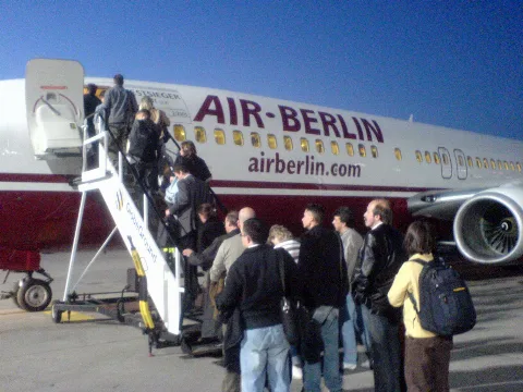 Air Berlin Boarding Apron
