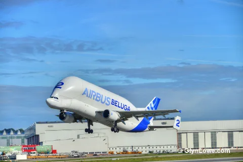 Airbus A300 600St Beluga At Hamburg Finkenwerder Airport