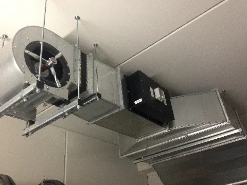 Aktiver Schalldämpfer Lüftungskanäle
