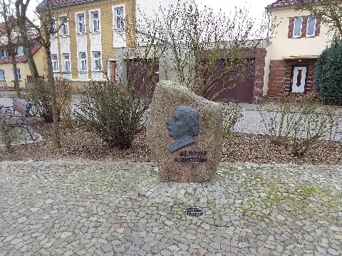 Albert Einstein Gedenkstein In Caputh