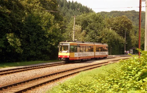 Albtalbahn Car At Marxzell Geo.hlipp.de 4431