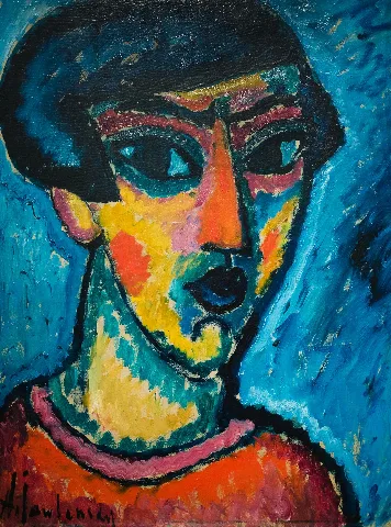 Alexeij Jawlensky Kopf In Blau 1280874