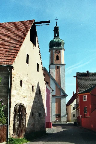 Allersberg, Der Turm Der Mariä Himmelfahrt Kirche