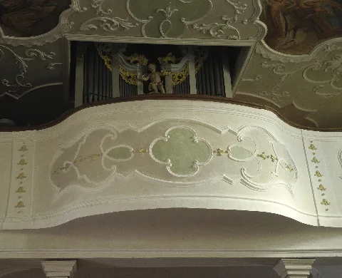 Allersburg, Orgelprospekt Andreas Weiß 1765