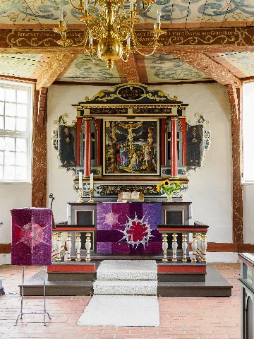 Altar Der St. Anna Kirche In Bardenfleth Eckfleth (2023)