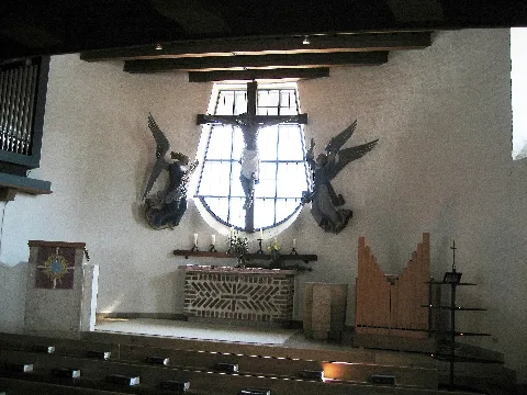 Altar Kreuzkirche Hirschegg