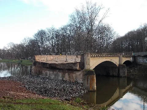 Alte Paußnitzbrücke Abriß