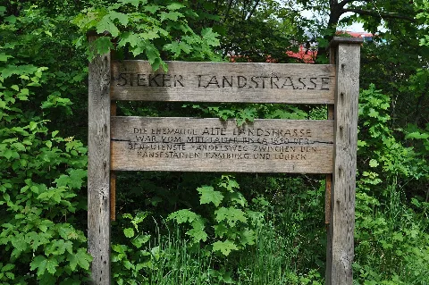 Alte Sieker Landstraße (Hamburg Rahlstedt).Westlicher Abschnitt.schild.ajb