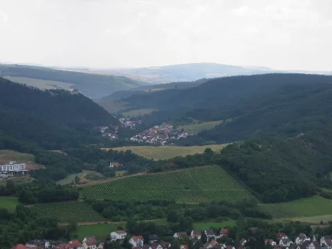 Altenbamberg Mit Der Altenbaumburg Vom Rotenfels Aus Panoramio