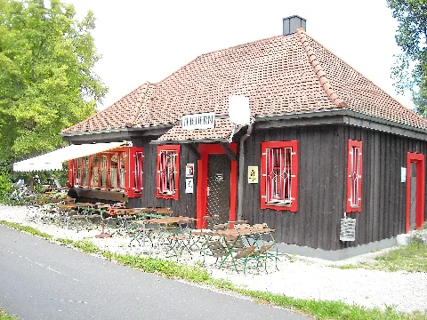 Alter Bahnhof Theuern Jetzt Radlerrastplatz * Bike Tours Rest Point In Old Railway Station Building Panoramio