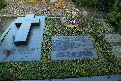 Alter Evangelischer Friedhof Wersen Grab Martin Niemoeller 03