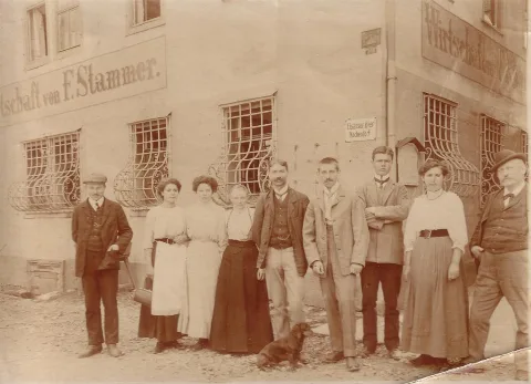 Altes Bild Der Wirtschaft Fstammer