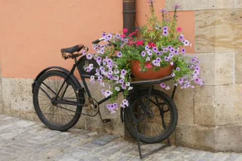 Altes Fahrrad, Rothenburg (Old Bicycle, Rothenburg) Geo En.hlipp.de 13127