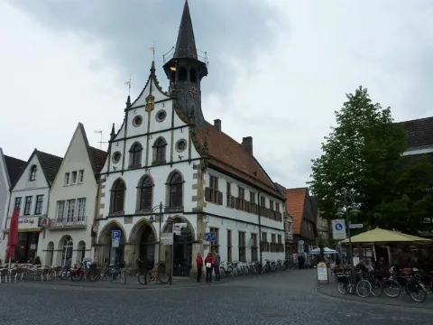 Am Markt. Rathaus In Burgsteinfurt Geo.hlipp.de 10185