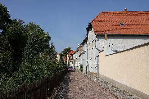Am Schloss Straßenzug Zörbig