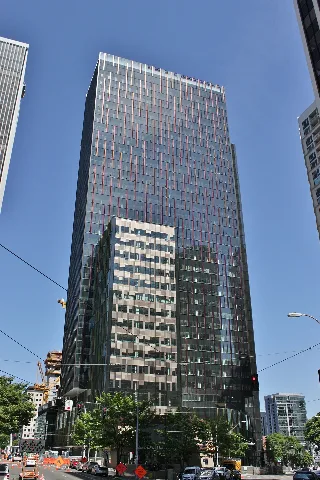 Amazon Tower I Topped Out, June 2015
