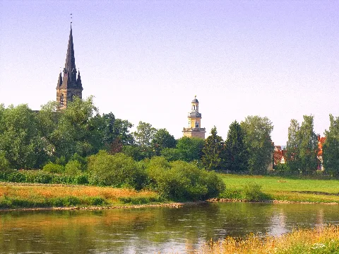 An Der Weser Bei Rinteln Panoramio