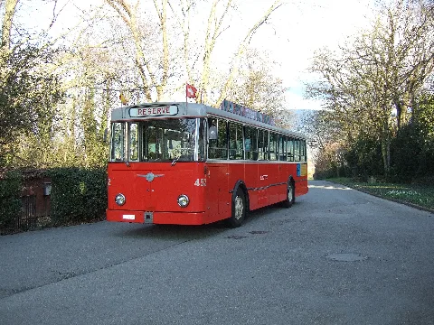 Ancien Bus Saurer De Genève (Suisse)