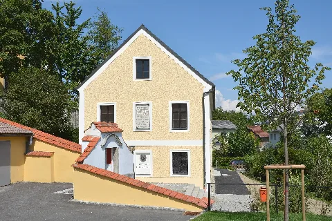 Ansfelden Bruckners Geburtshaus Giebel Sw