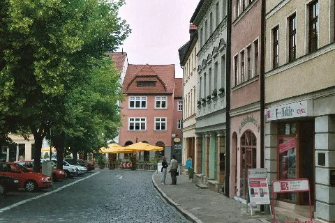 Apolda The Northern Side Of The Town Square
