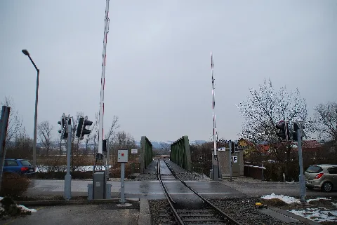Aschacherbahn Brücke Über Aschach