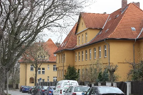 Aschersleben, Houses On The Street "Auf Der Alten Burg"
