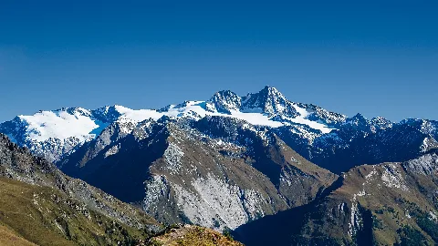 Ausblick Vom Cimaross Auf Den Großglockner
