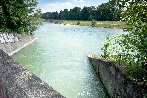 Ausleitung Isar Werkkanal