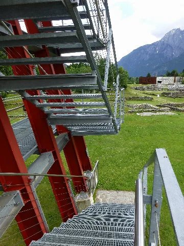 Aussichtsturm Aguntum 3 Treppen