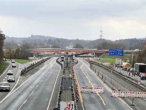 Autobahnkreuz Lotte Osnabrück Ausbau
