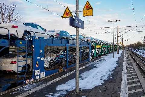 Autozug Im Bahnhof Etelsen (Ldkrs. Verden) 2023