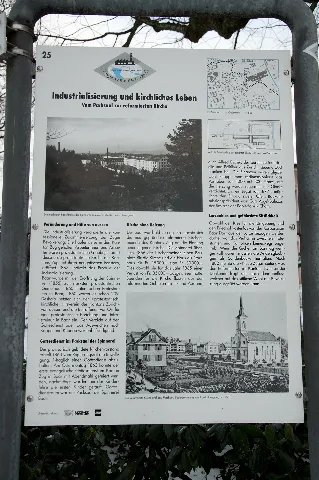Baar Reformierte Kirche Infotafel