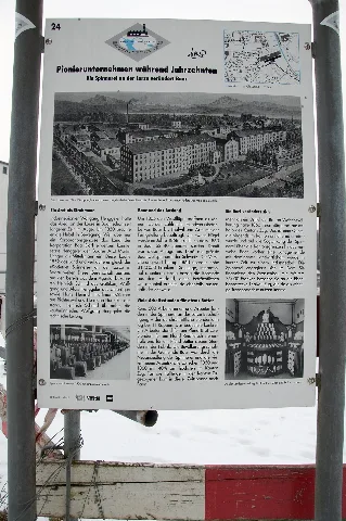 Baar Spinnerei An Der Lorze Infotafel