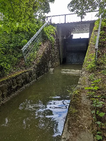 Bad Dürrheim Salinensee Staudamm