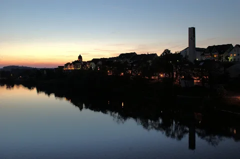Bad Friedrichshall Jagstfeld 001 Sonnenuntergang